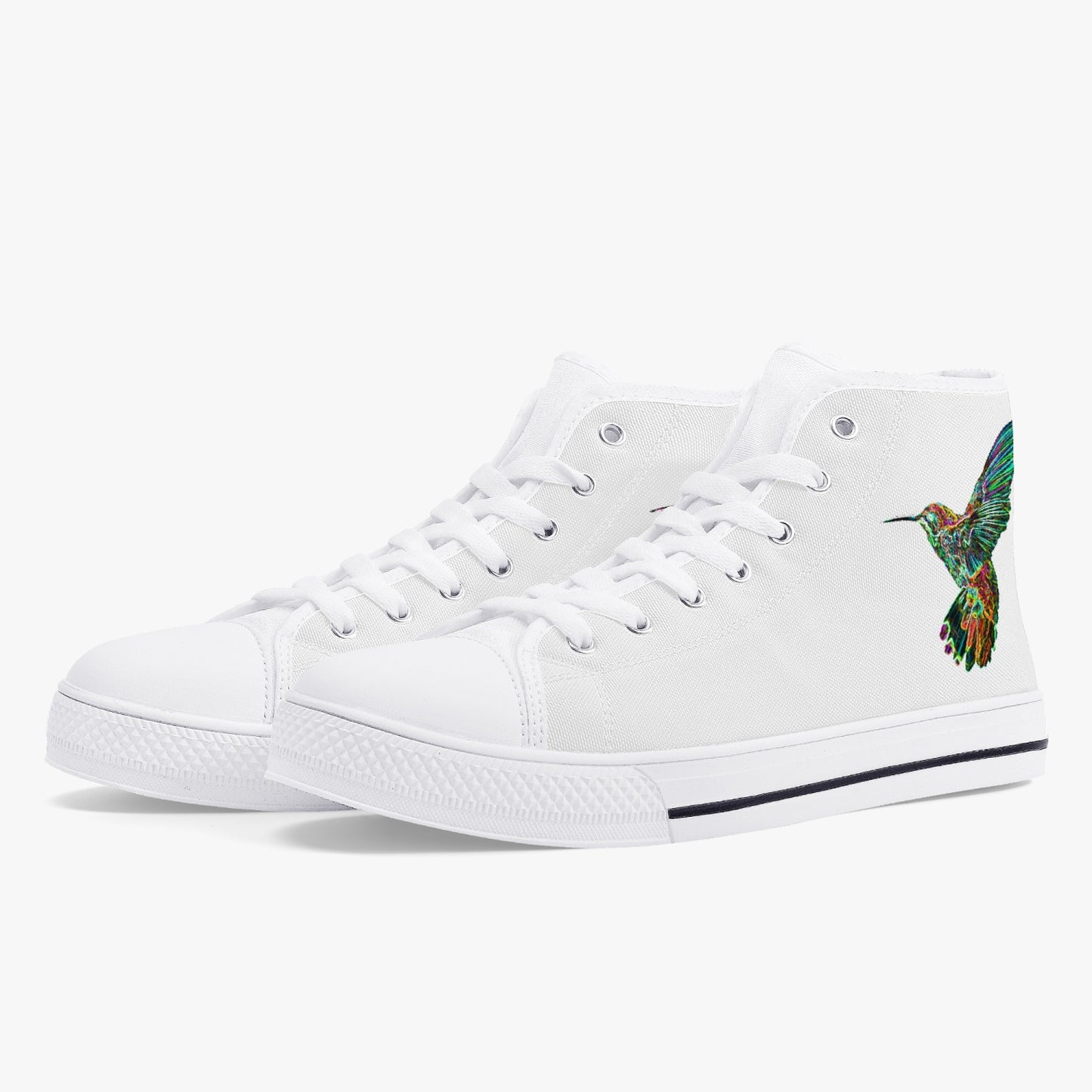 Hummingbird High-Top Canvas Shoes