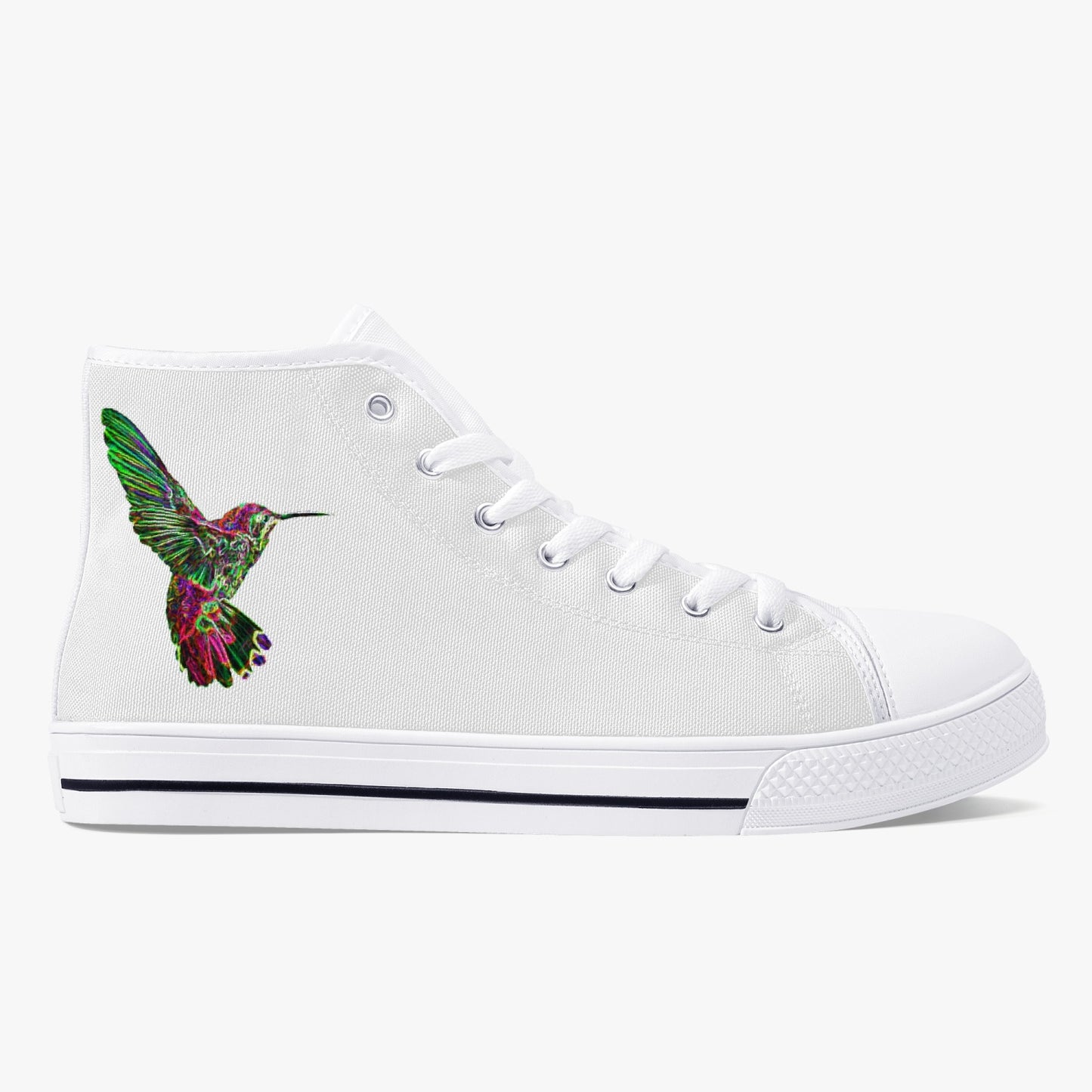 Hummingbird High-Top Canvas Shoes