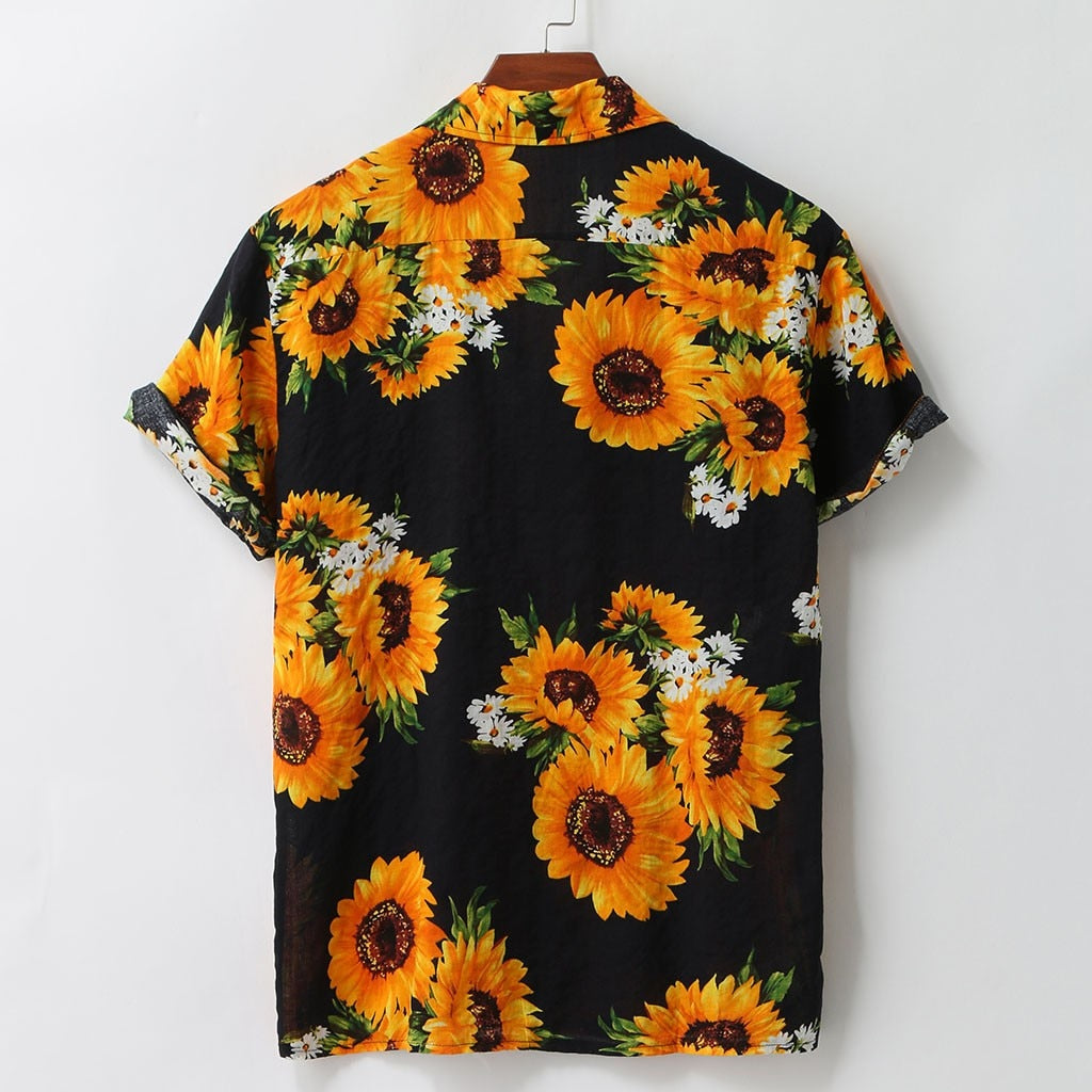 Sunflower Print Shirt