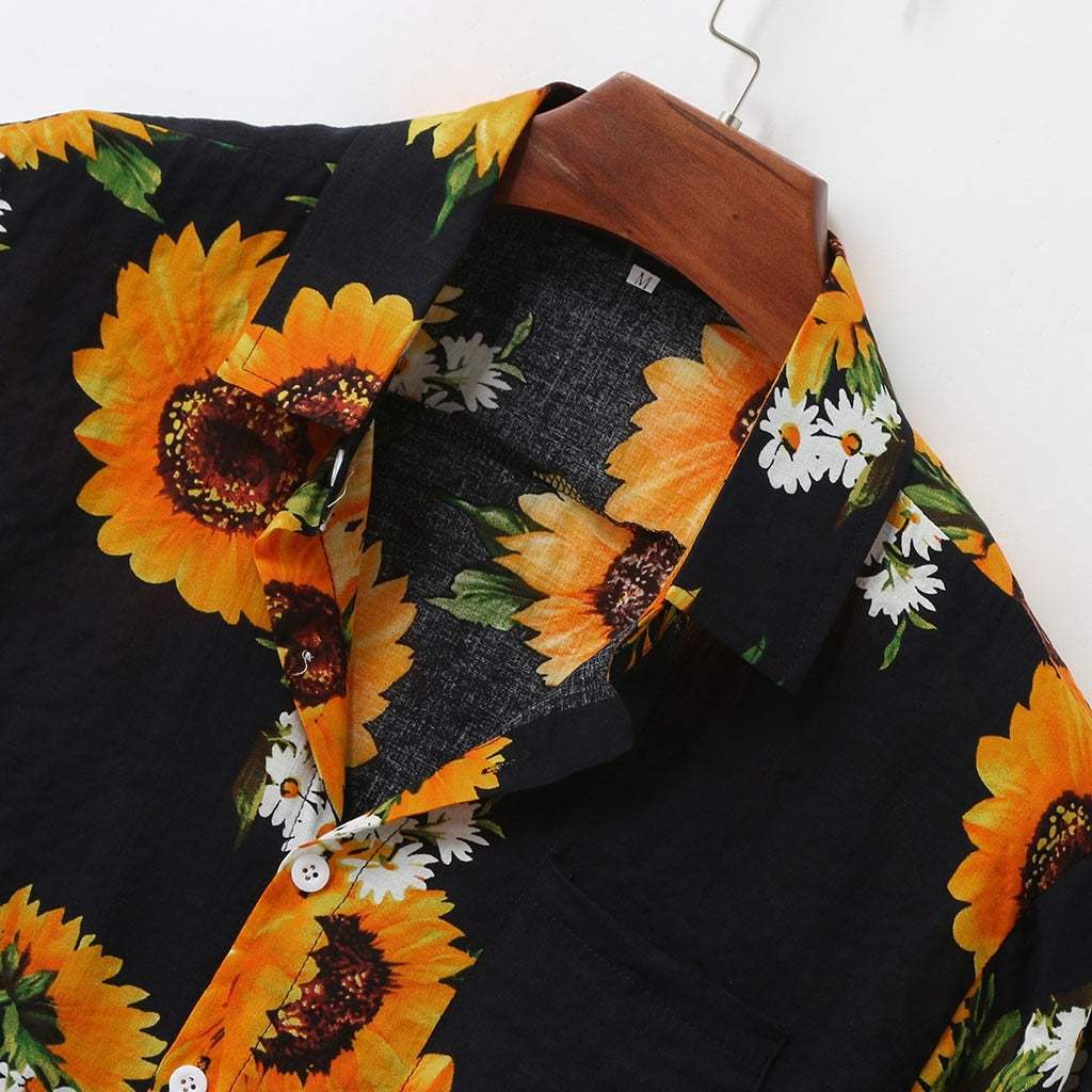Sunflower Print Shirt