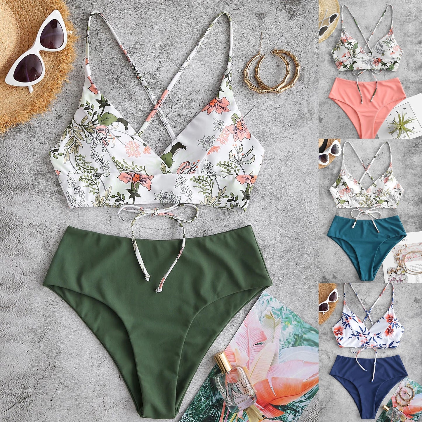 Floral Print Bikini