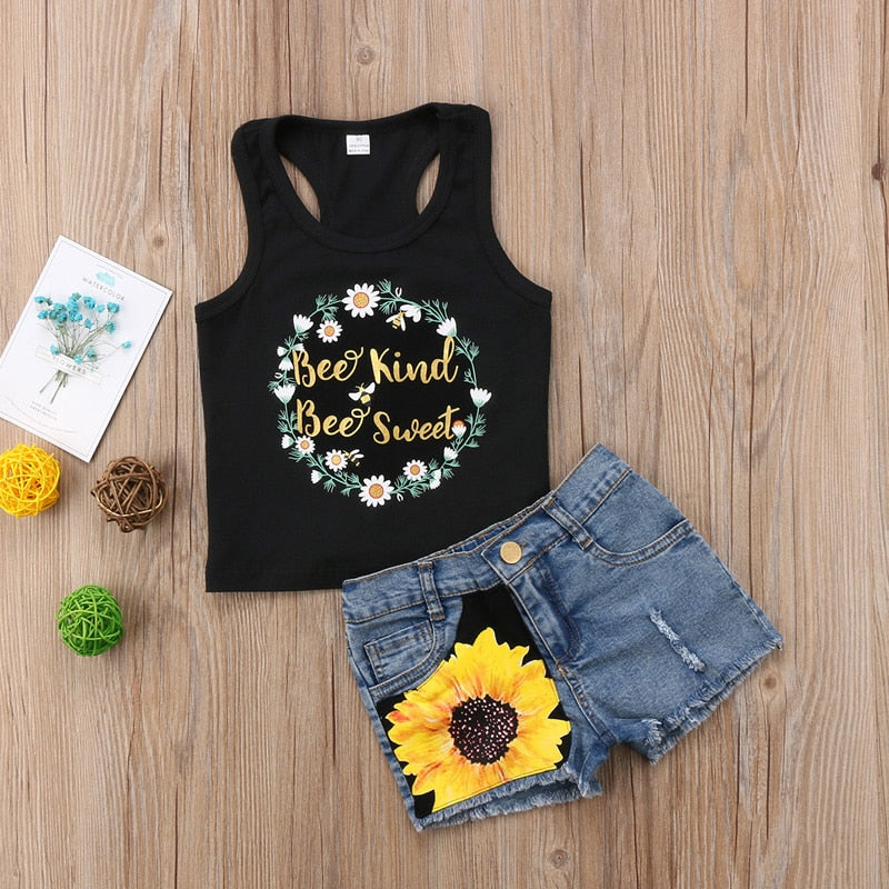 Bee Kind Bee Sweet Top + Shorts