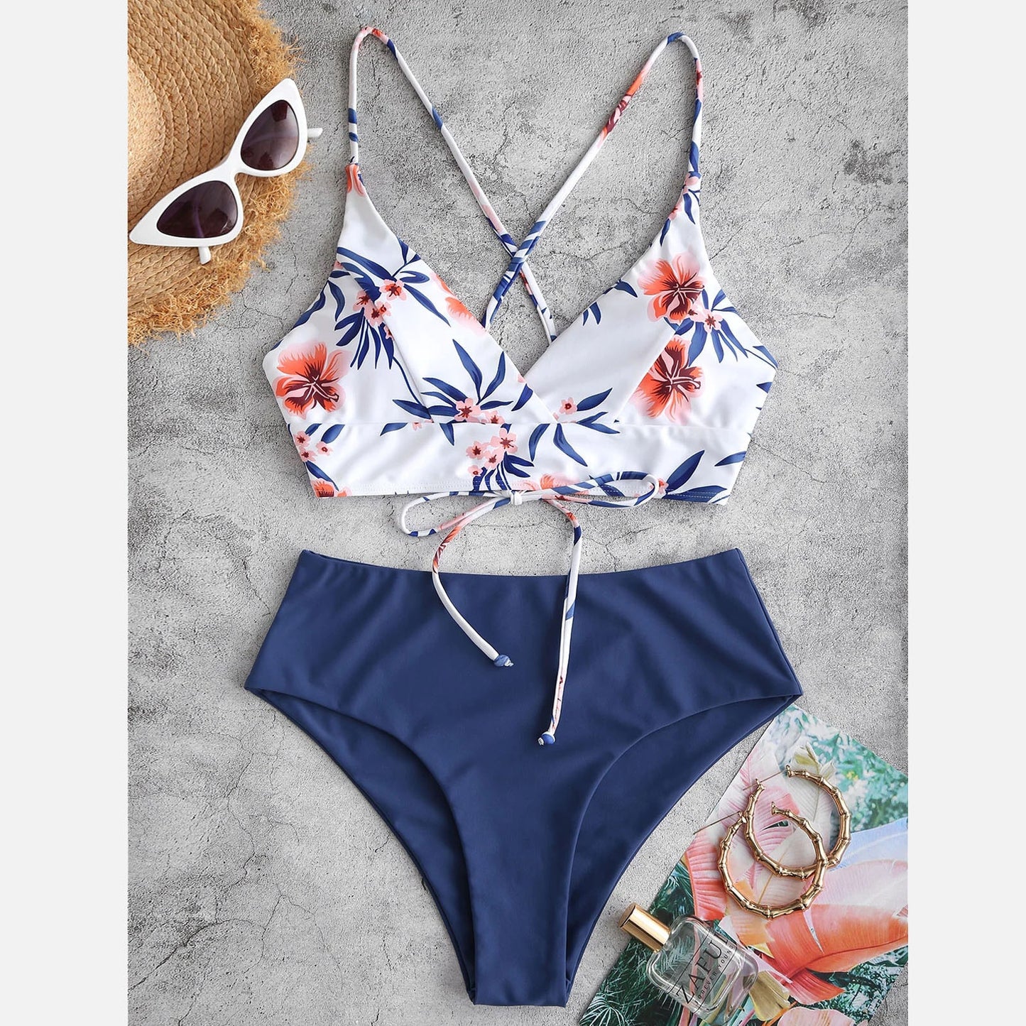 Floral Print Bikini