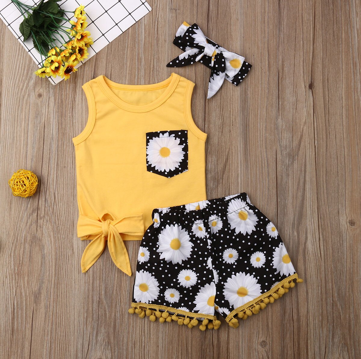 Daisy Print 3pc Set