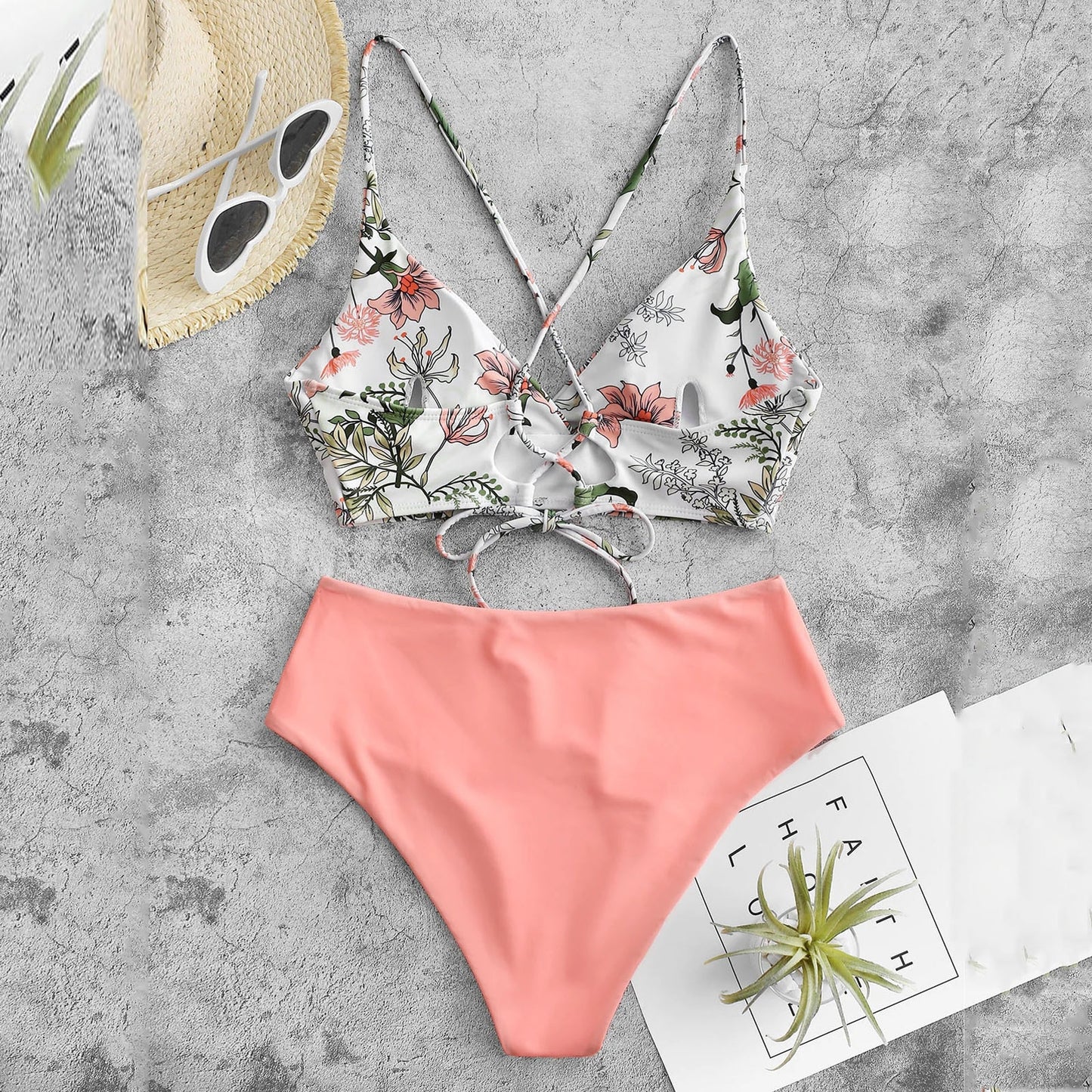 Floral Print Bikini