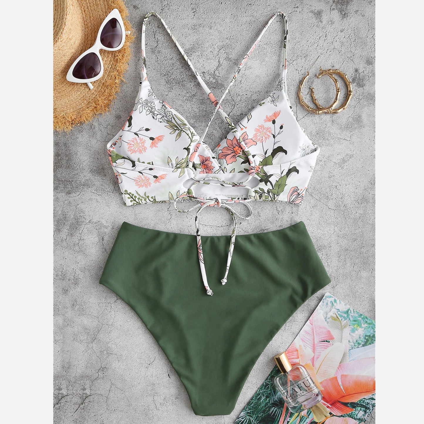 Floral Print Bikini