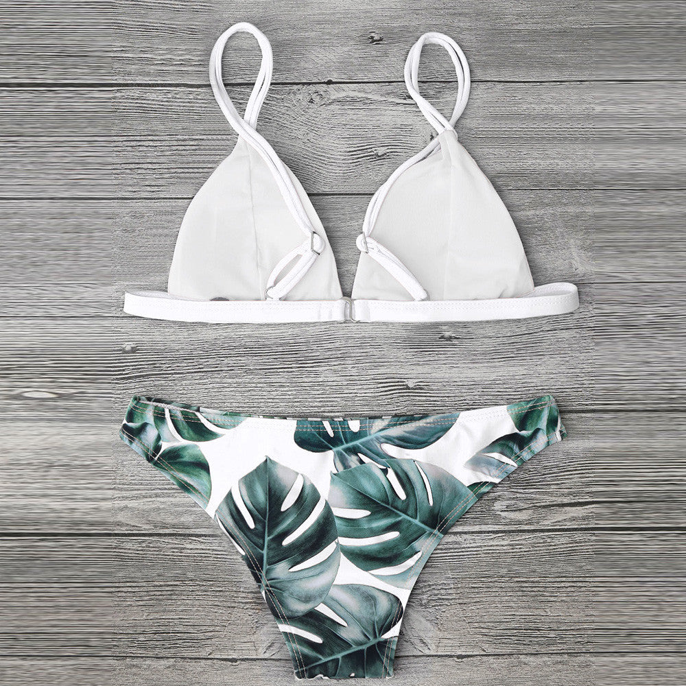 Leaf Print Bikini