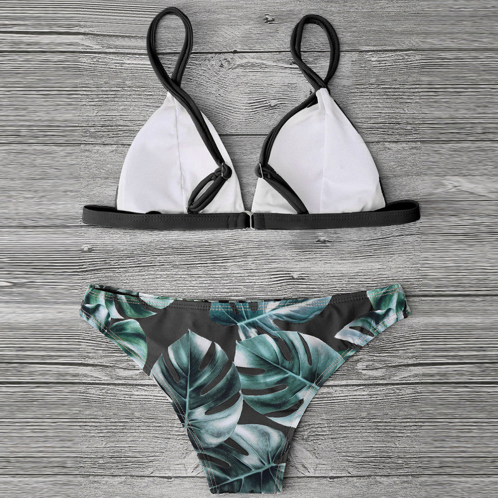 Leaf Print Bikini