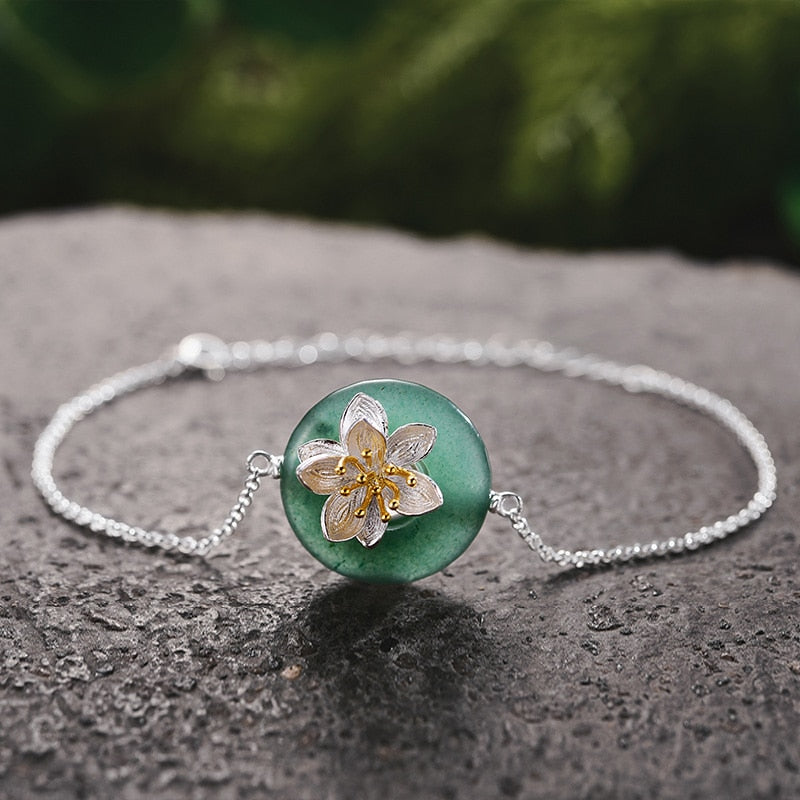 Floating Lotus Bracelet