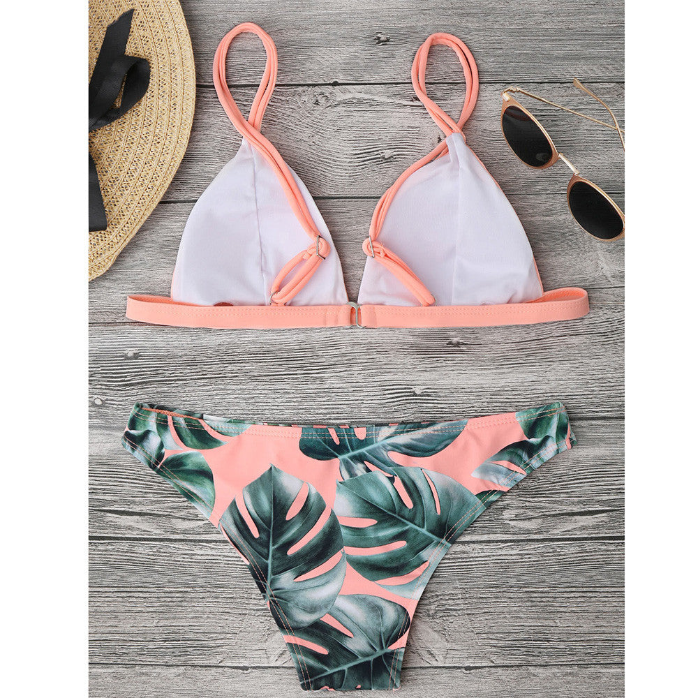 Leaf Print Bikini
