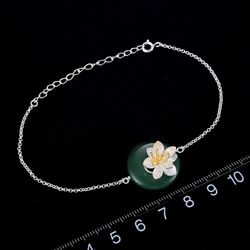 Floating Lotus Bracelet