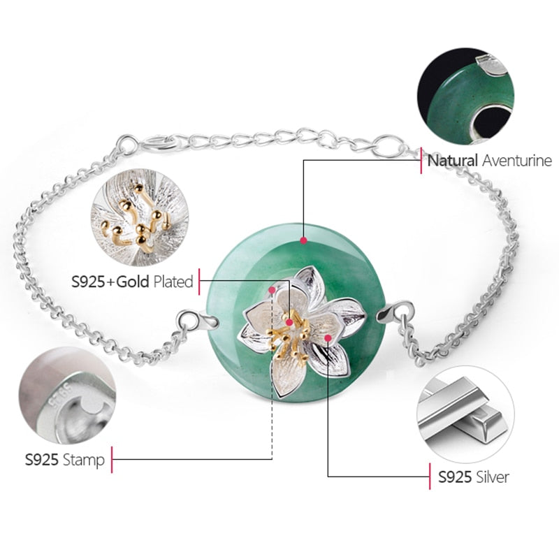 Floating Lotus Bracelet
