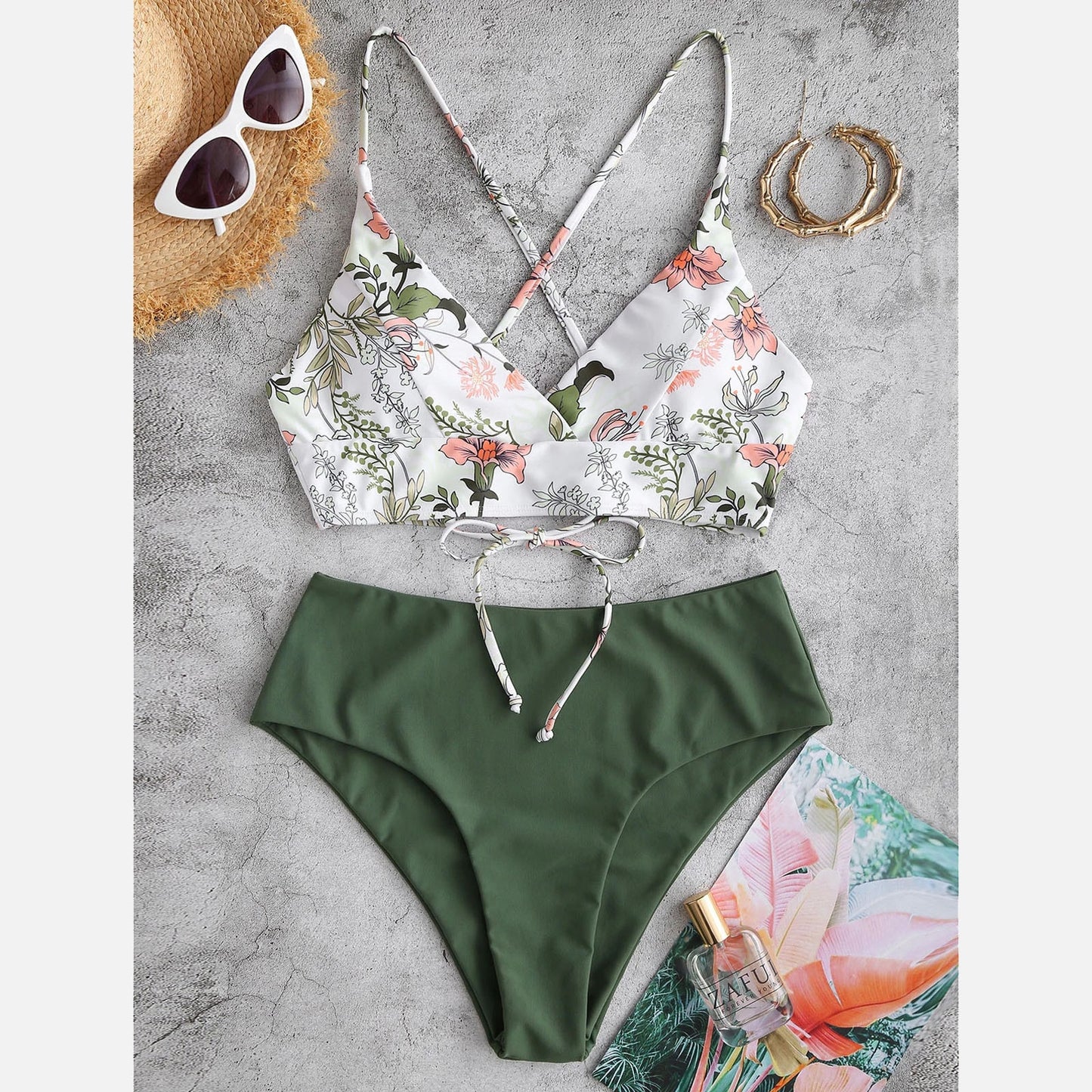 Floral Print Bikini