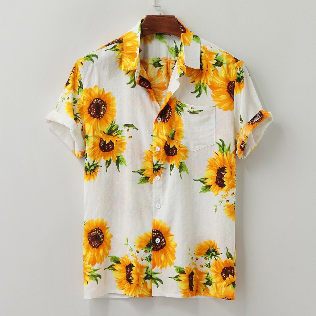 Sunflower Print Shirt
