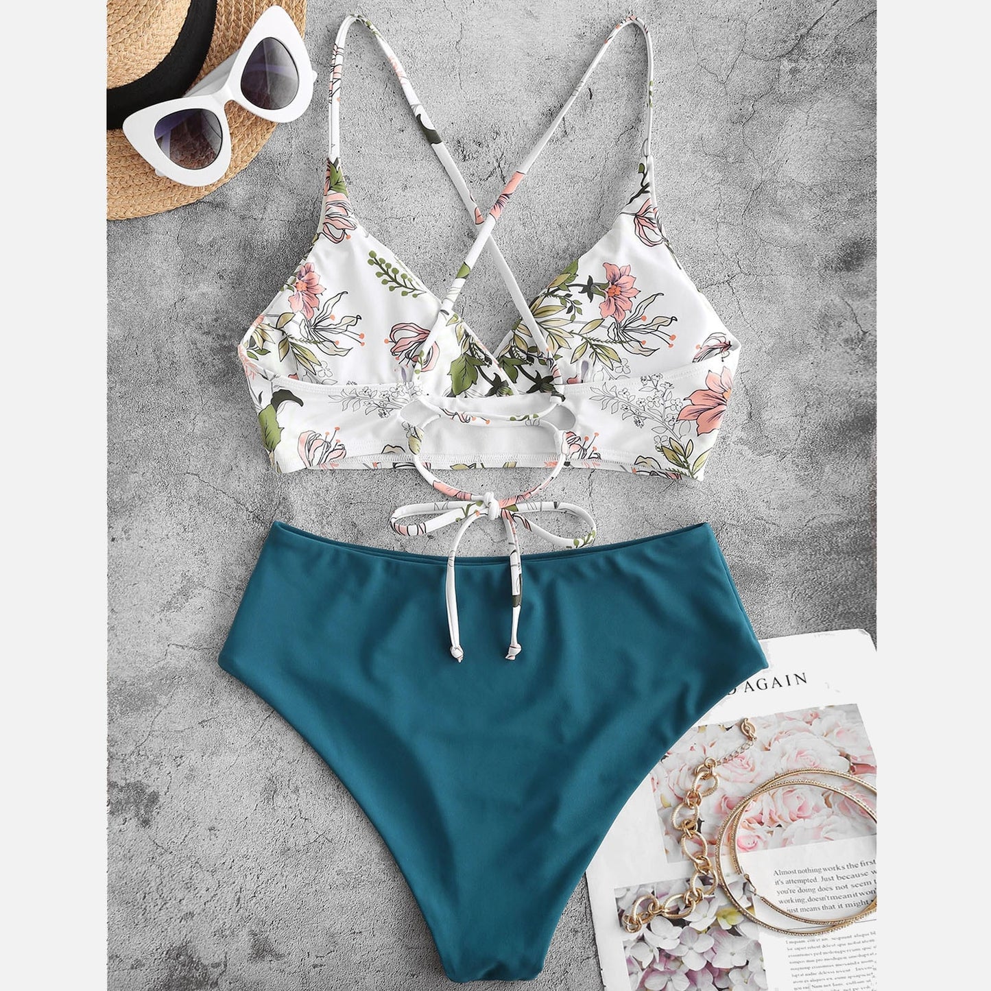 Floral Print Bikini