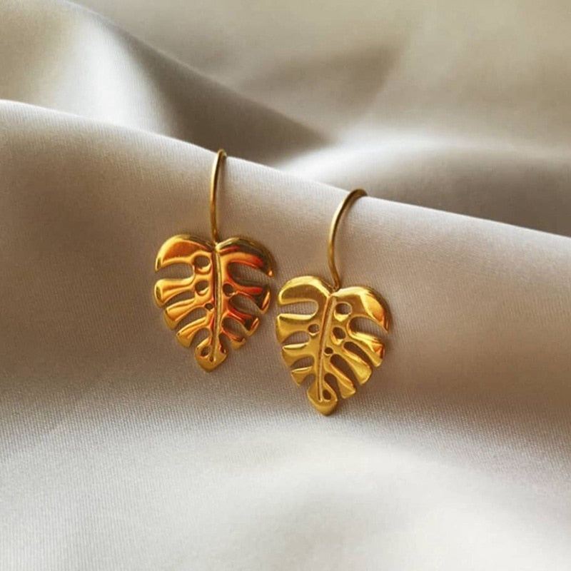 Leaf Drop Earrings