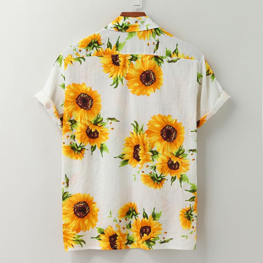 Sunflower Print Shirt