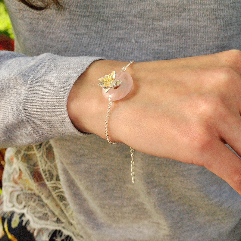 Floating Lotus Bracelet