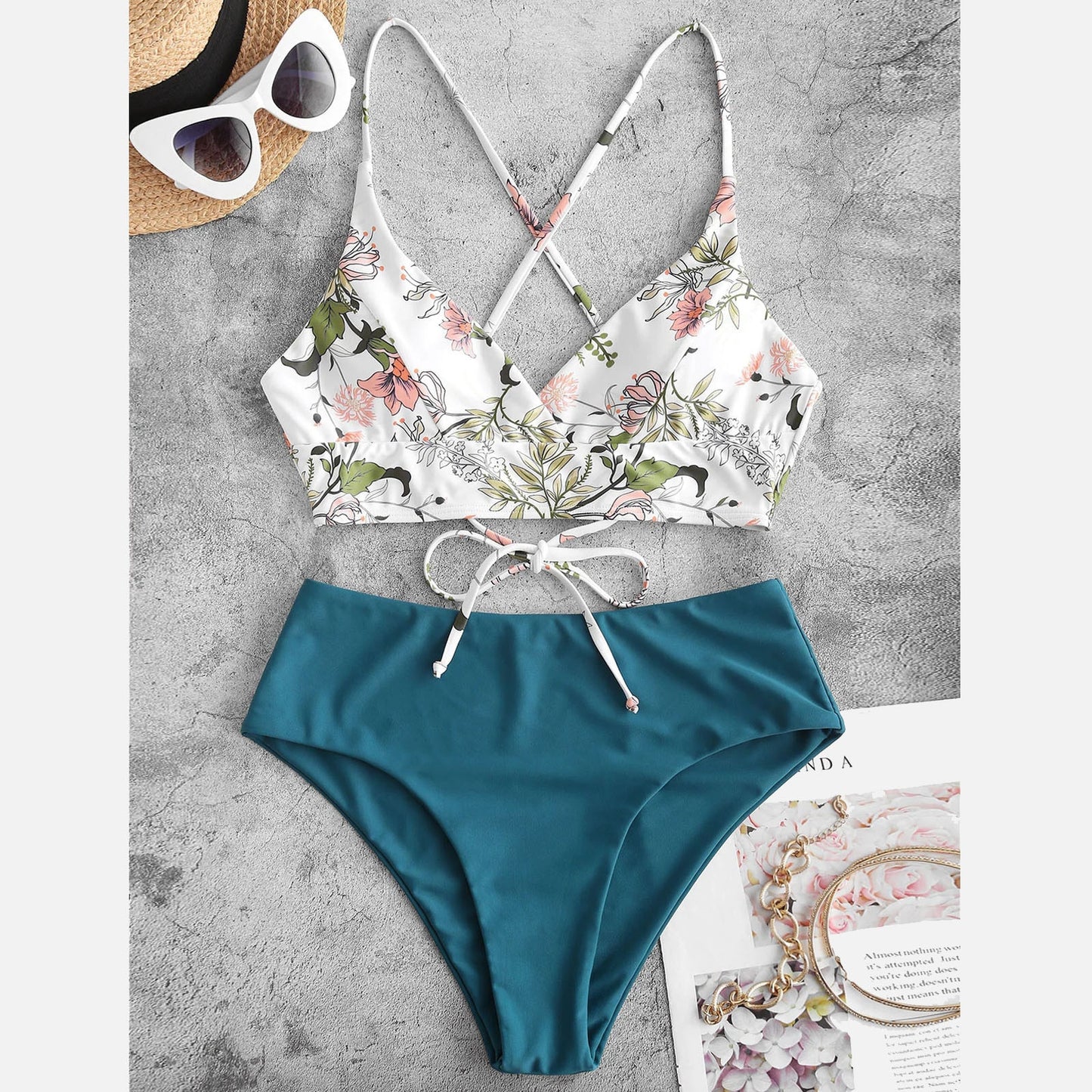Floral Print Bikini