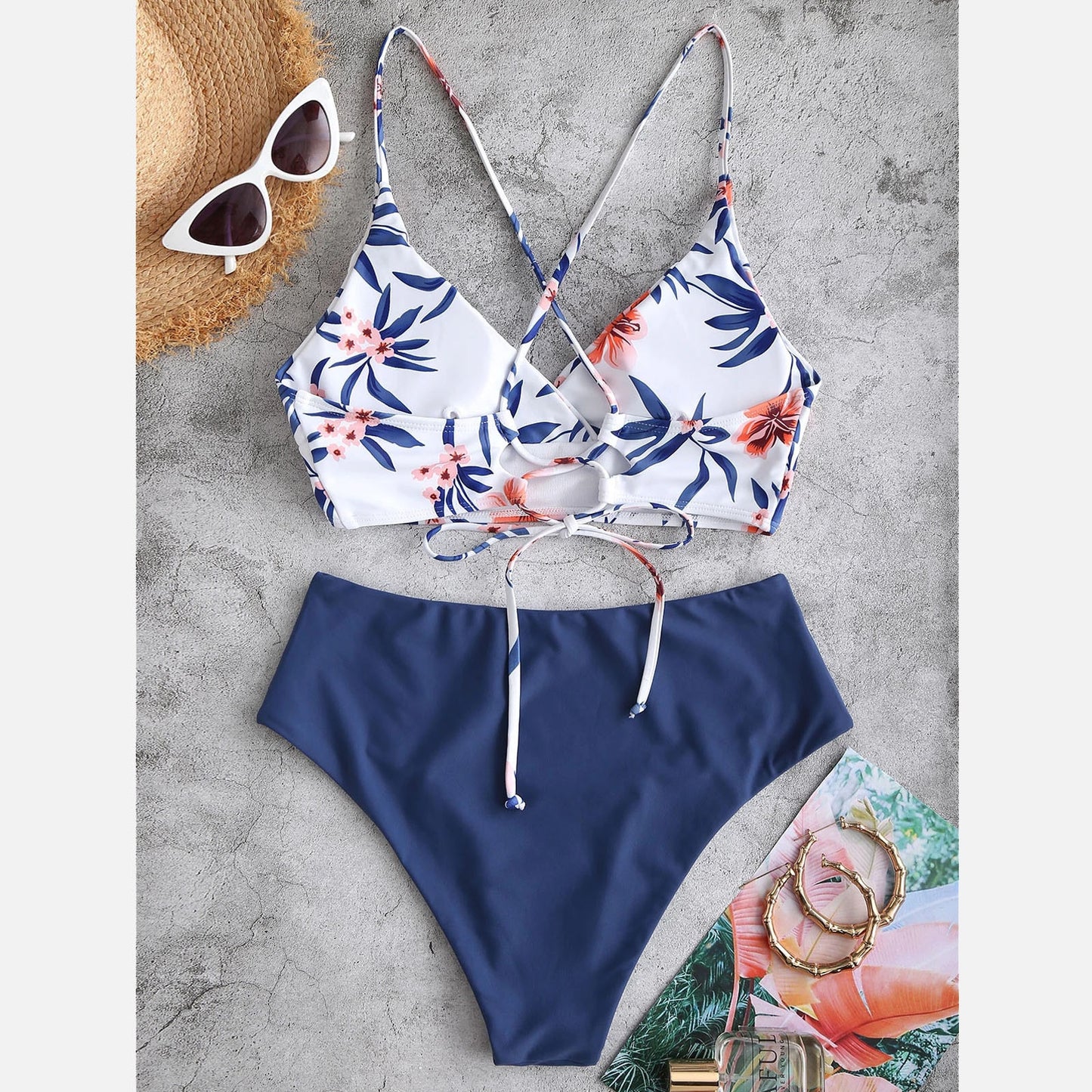 Floral Print Bikini
