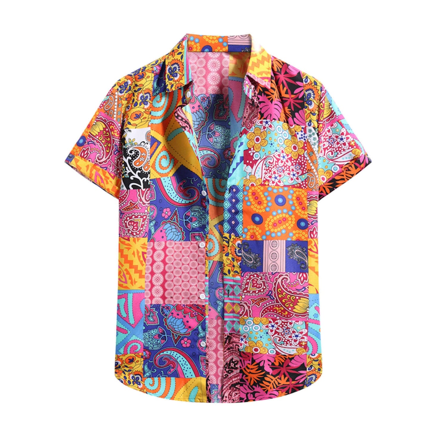 Patchwork Summer Shirt
