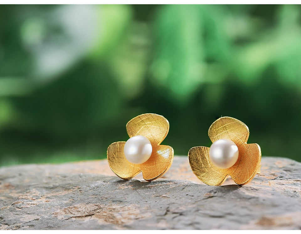 Pearl Clover Jewelry Set
