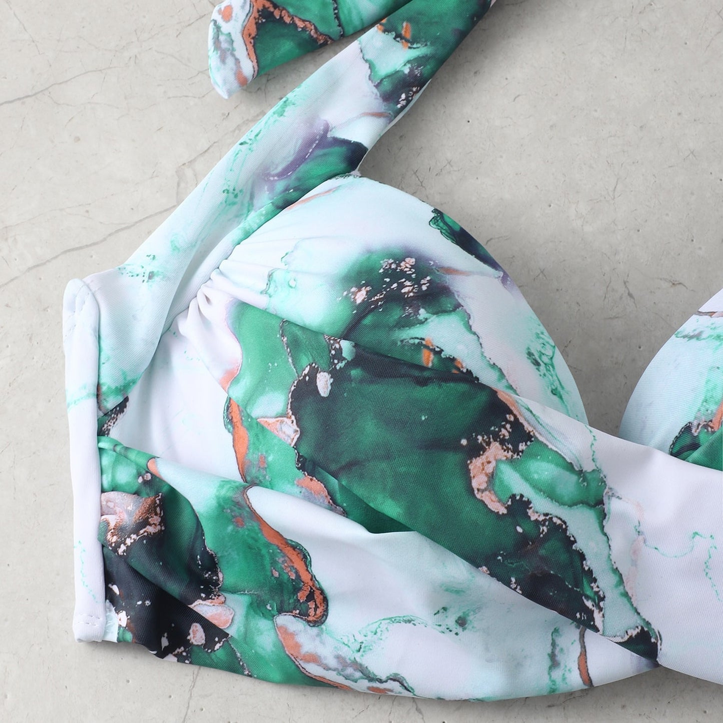 Marble Print Swimsuit