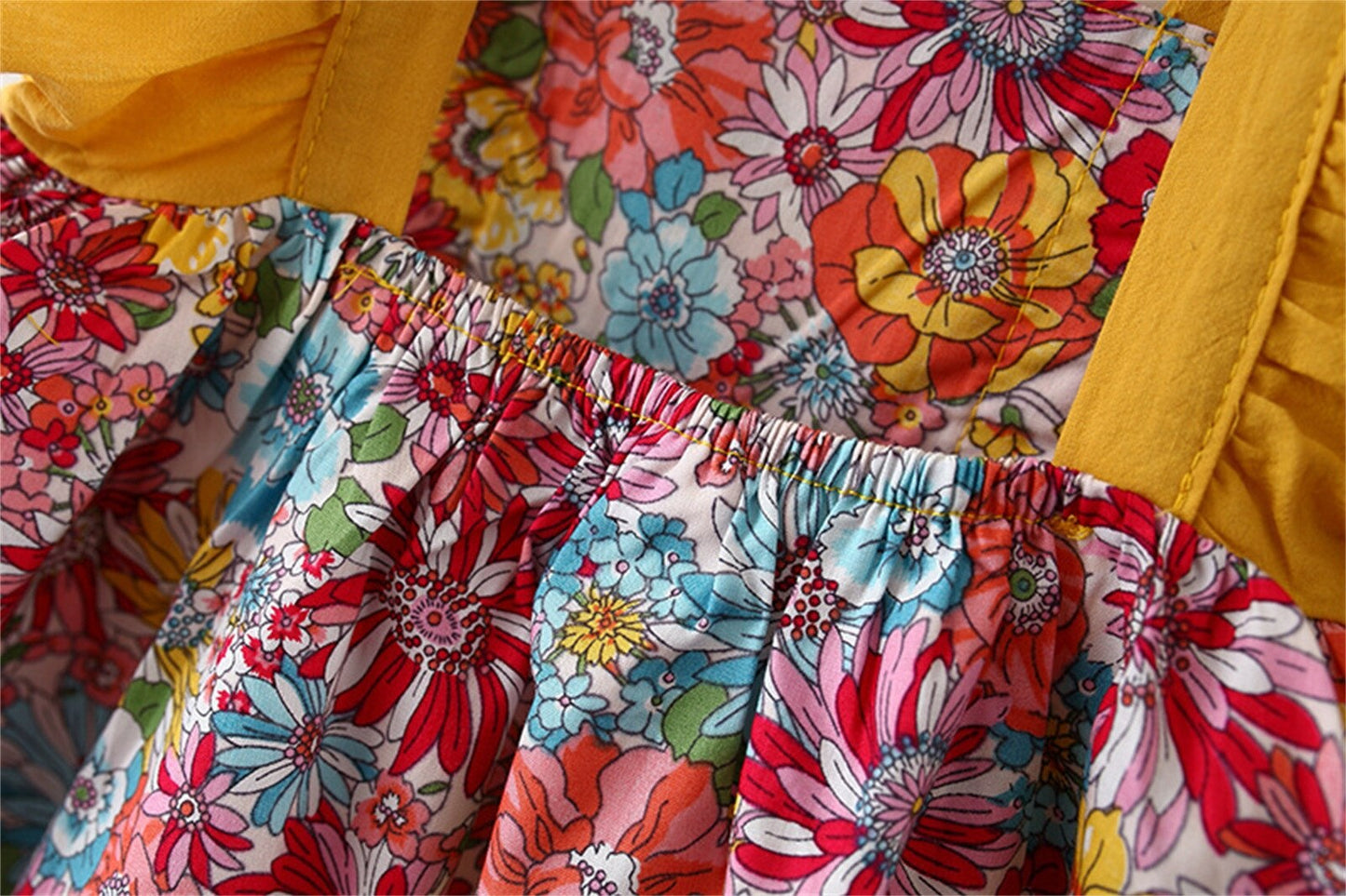 Floral Summer Dress+Hat