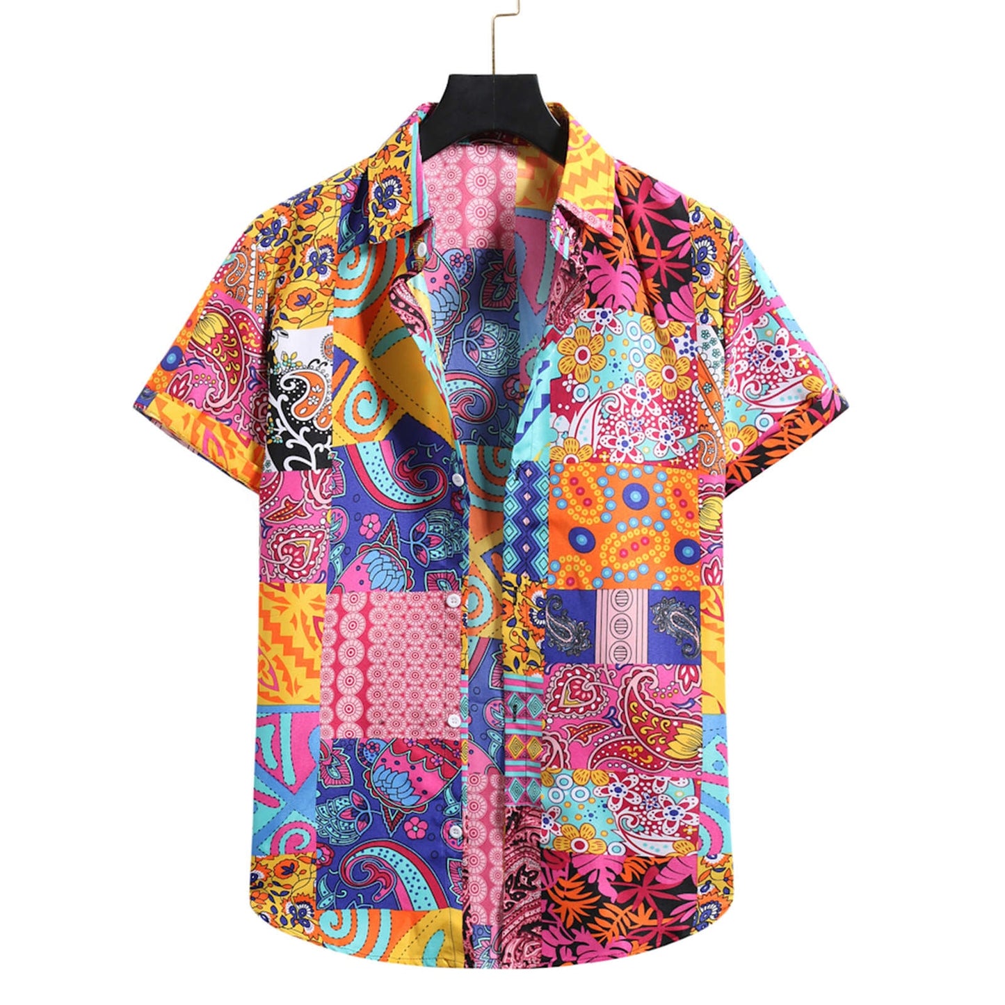 Patchwork Summer Shirt