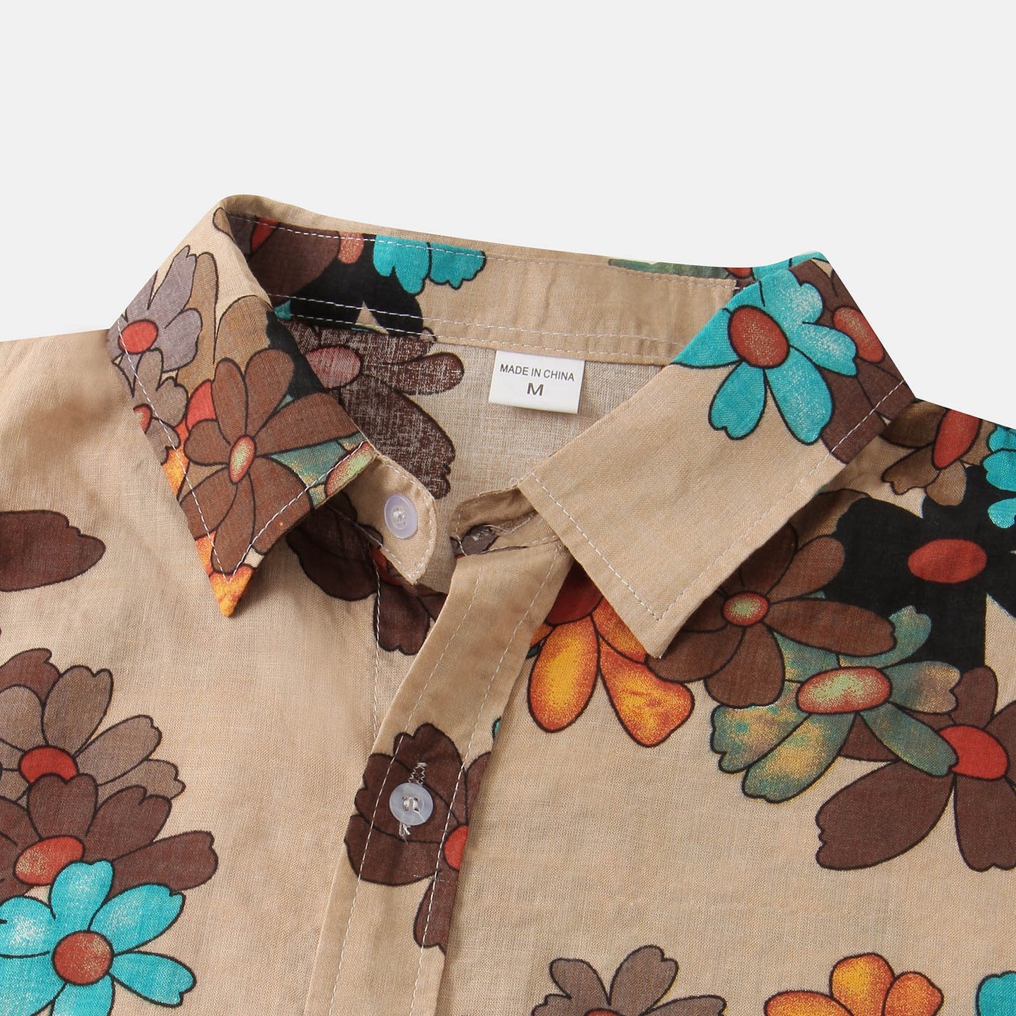 Retro Floral Summer Shirt