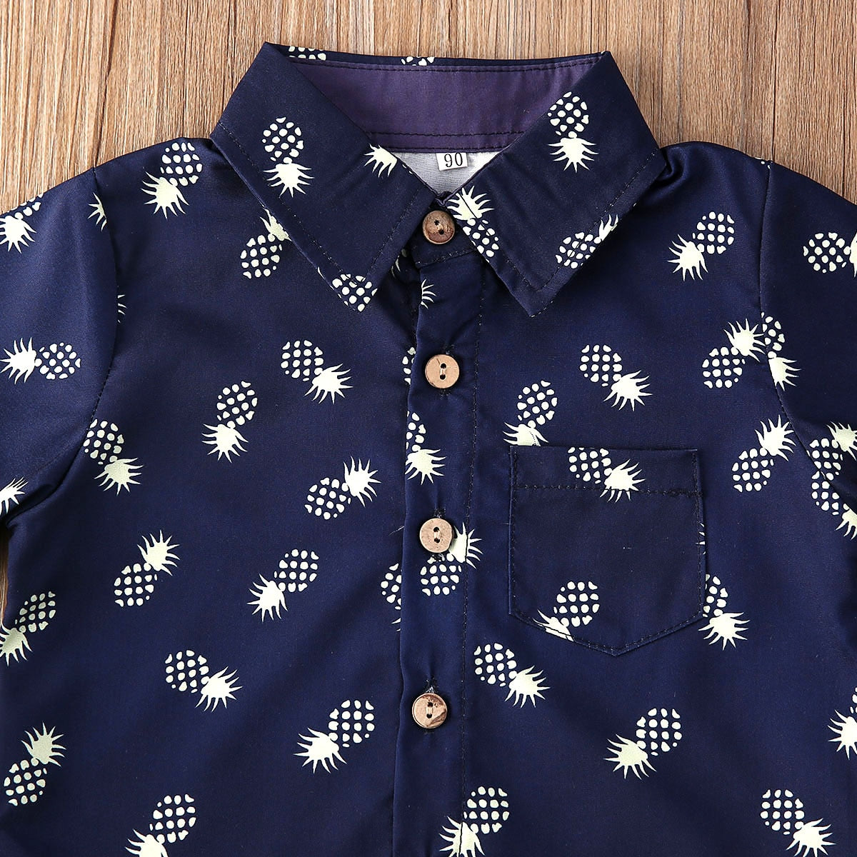 Pineapple Shirt+Shorts Set