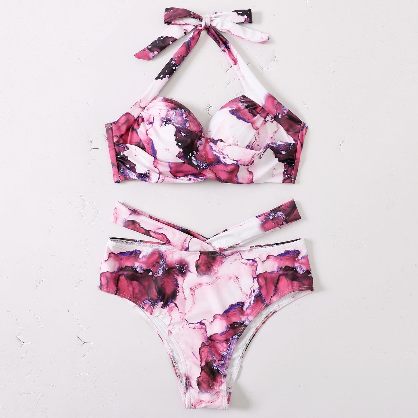 Marble Print Swimsuit