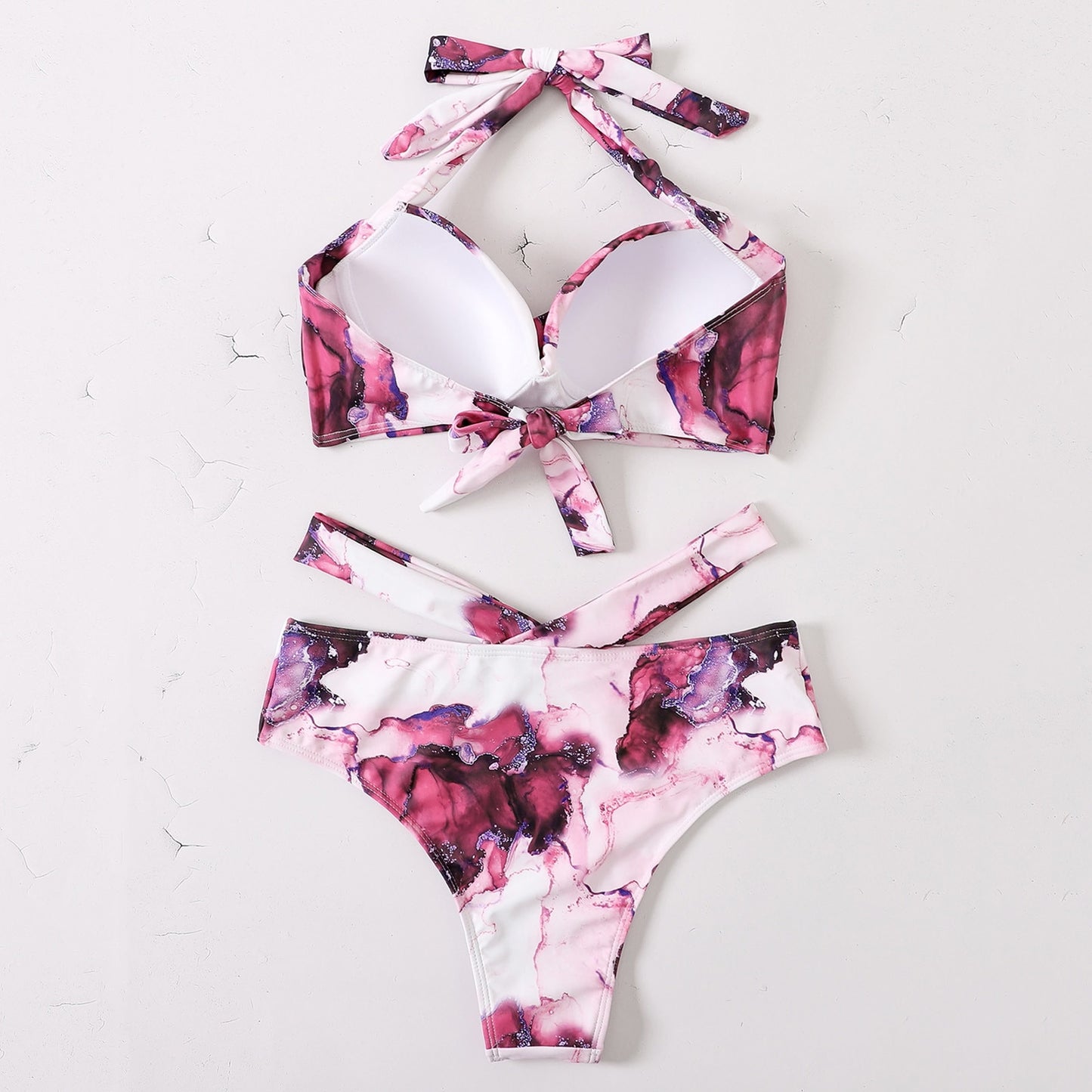 Marble Print Swimsuit