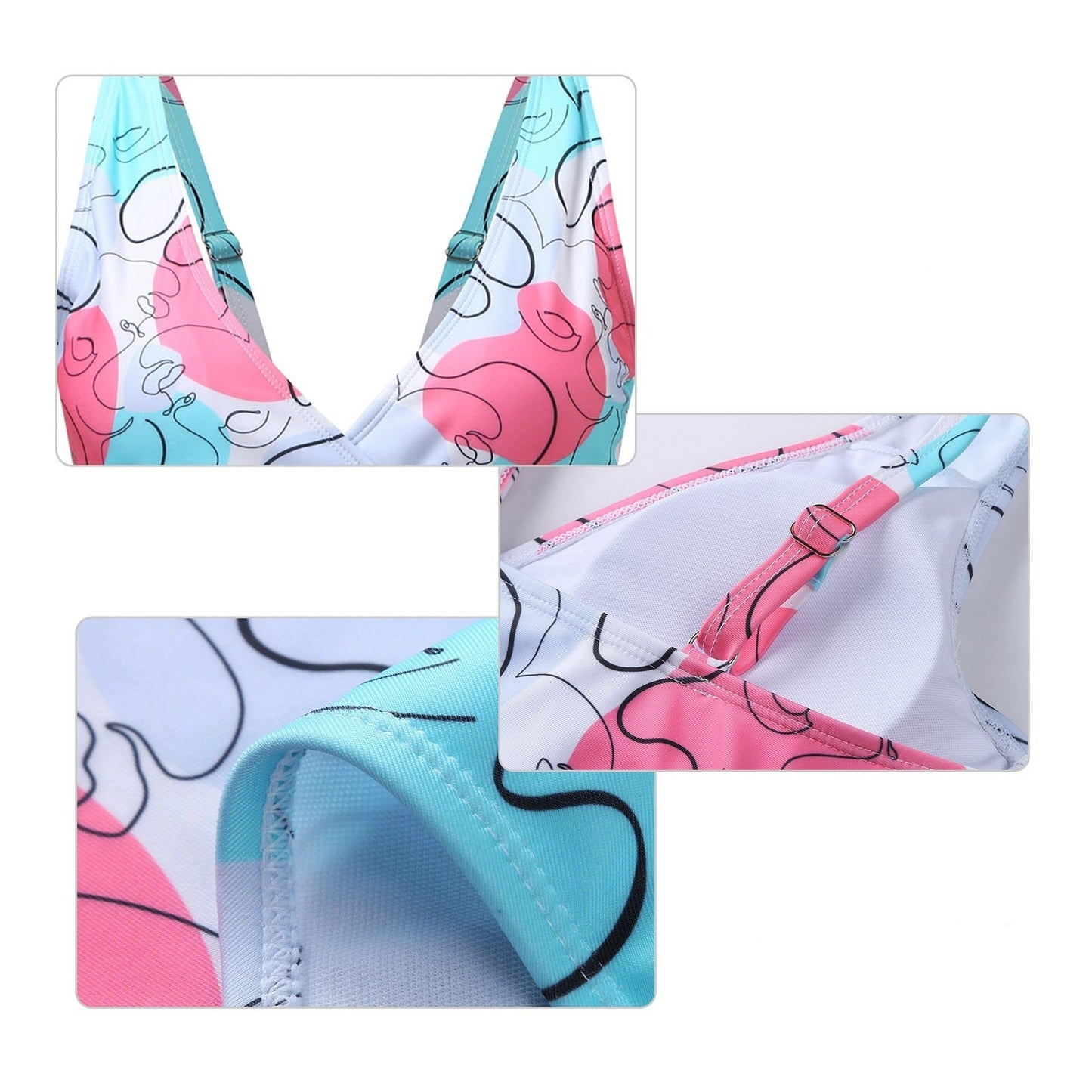 One Piece Floral Swimsuit