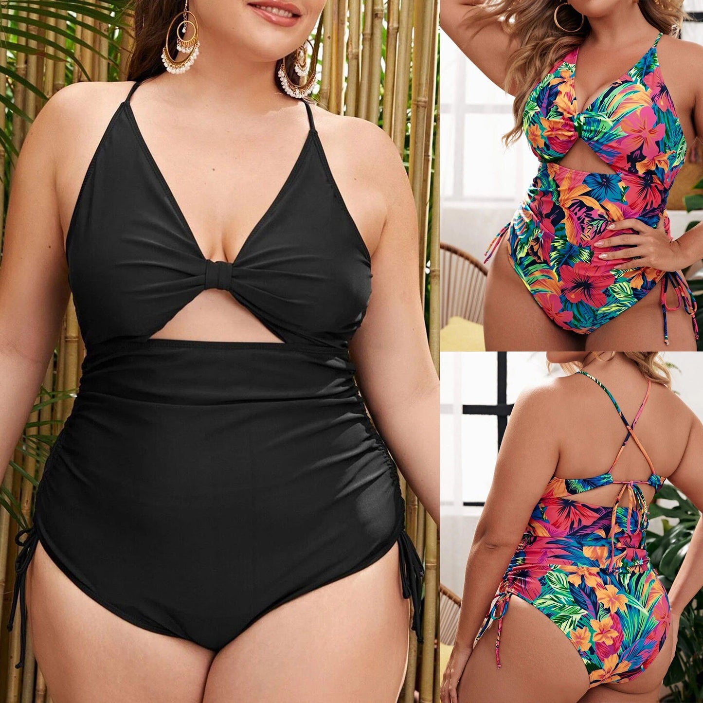 Plus Size One-Piece Swimsuit