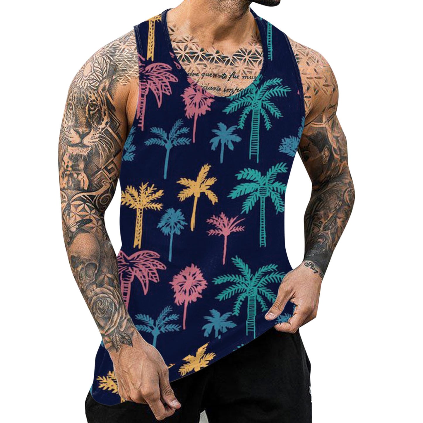 Palm Tree Tank Tops