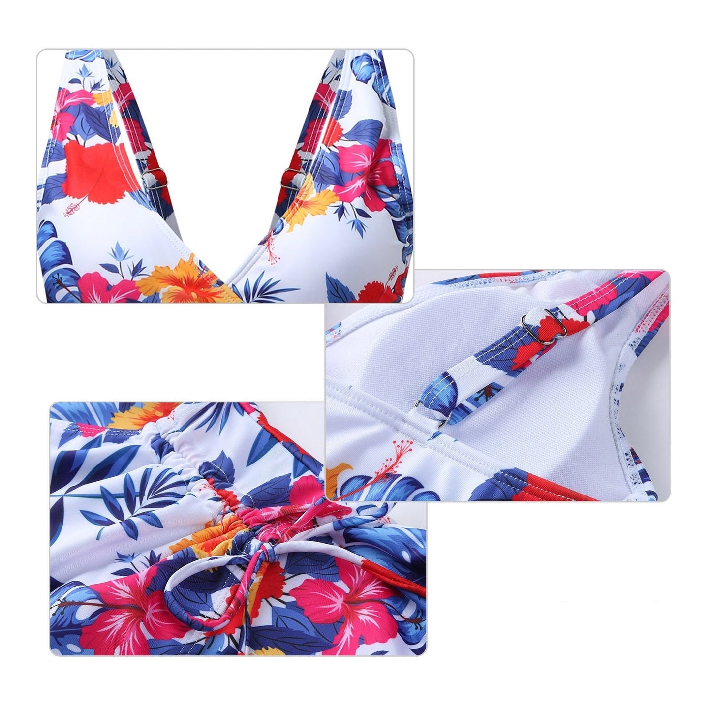 One Piece Floral Swimsuit