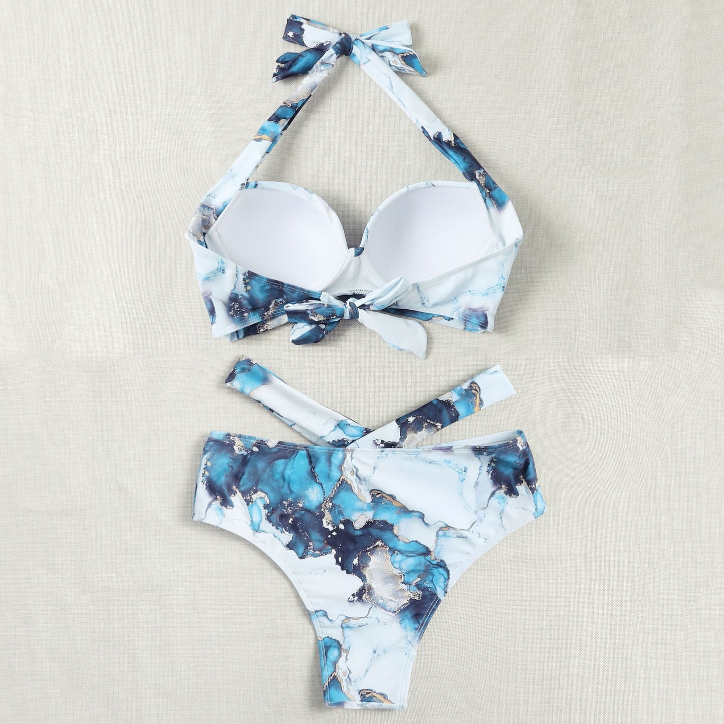 Marble Print Swimsuit