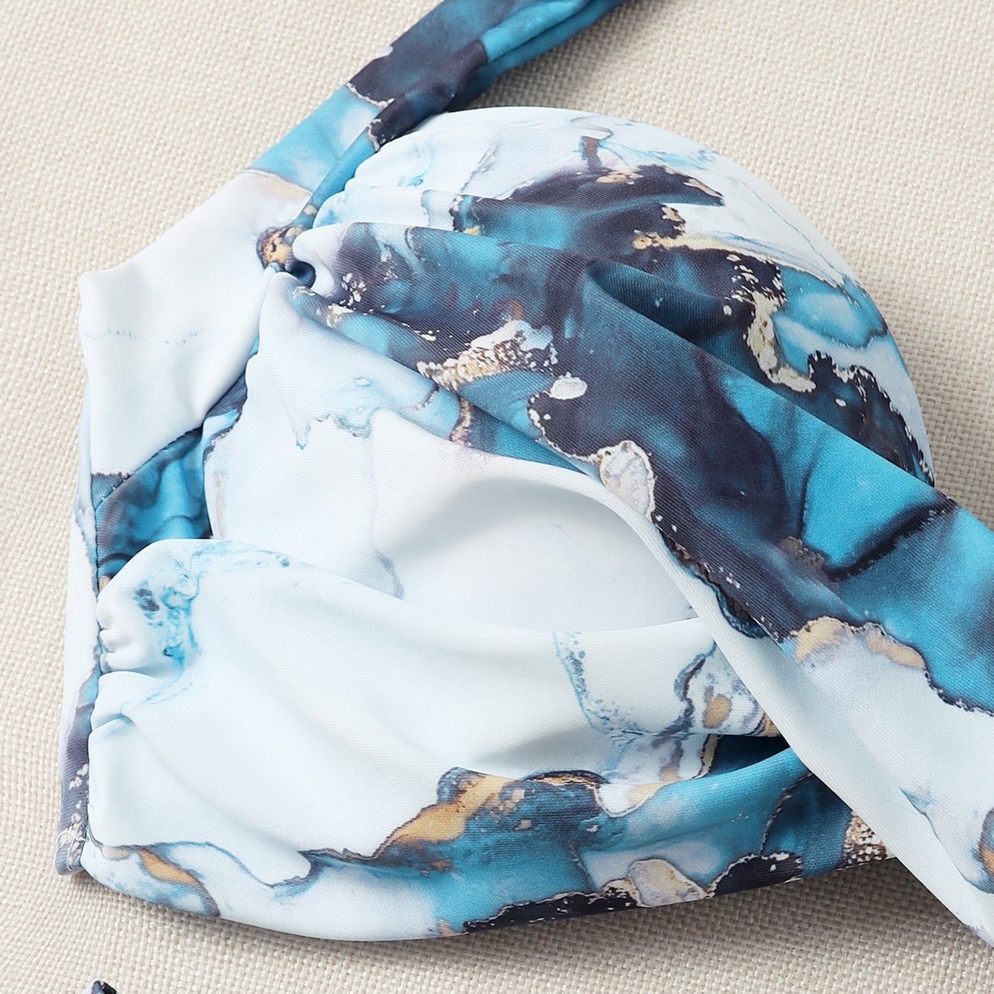 Marble Print Swimsuit