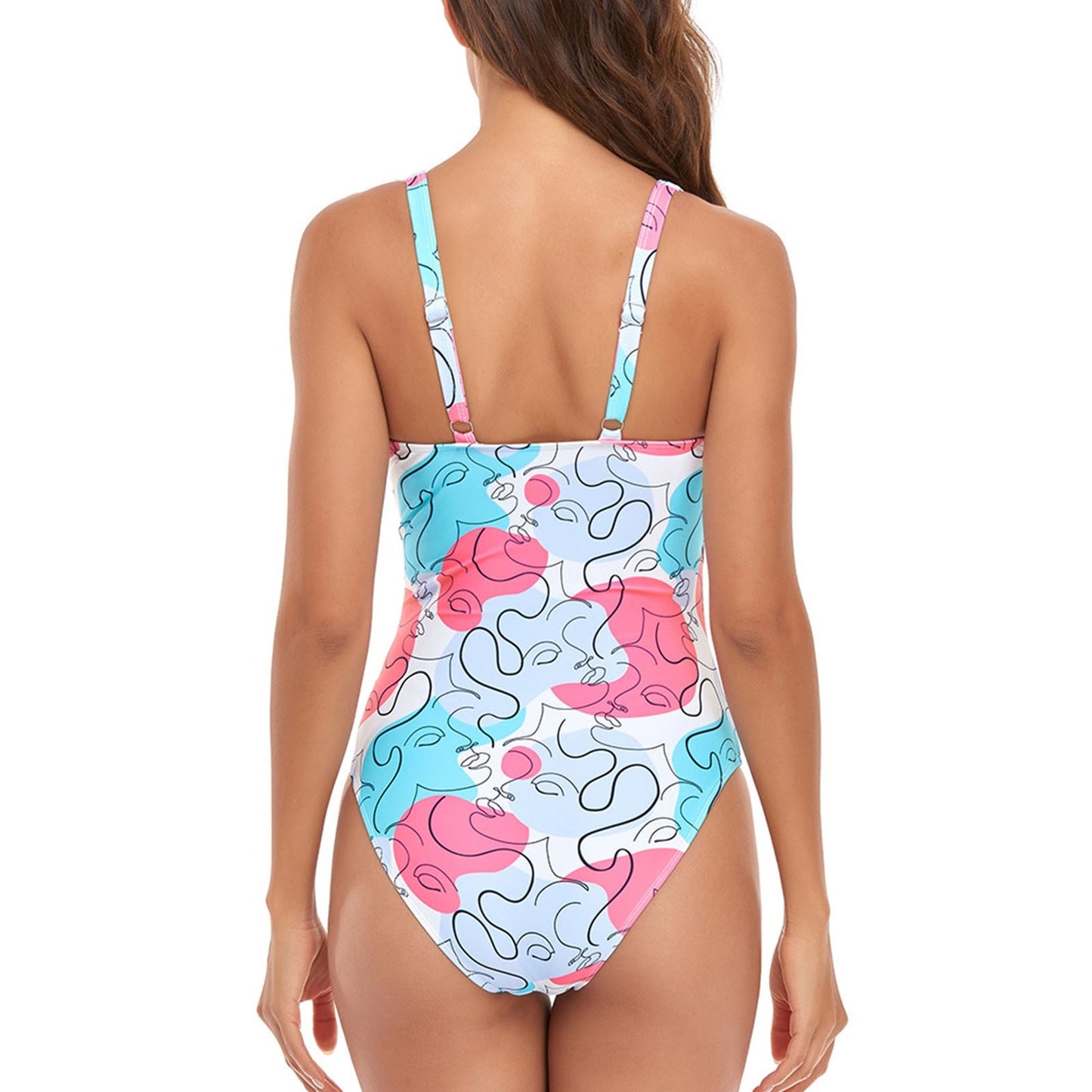 One Piece Floral Swimsuit