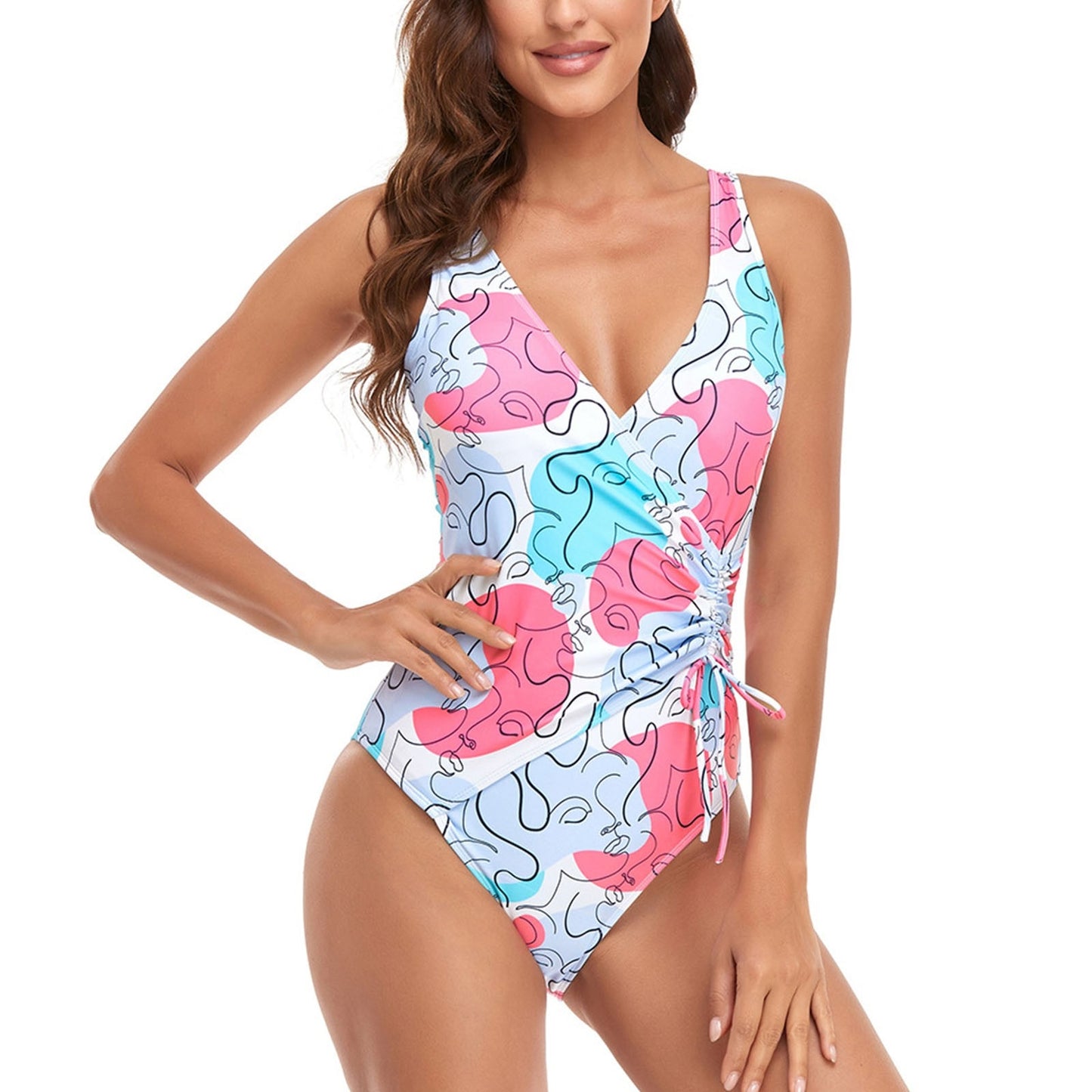 One Piece Floral Swimsuit