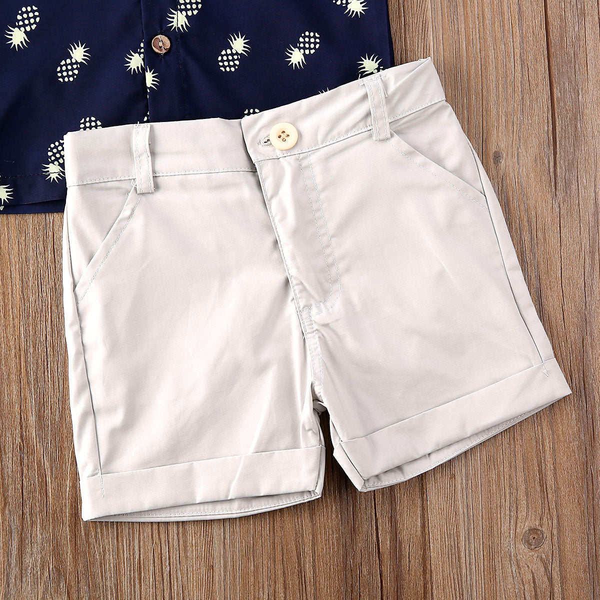 Pineapple Shirt+Shorts Set