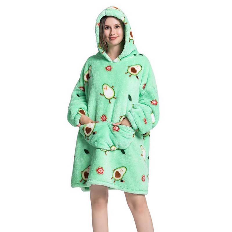 Blanket Hoodie - Avocado