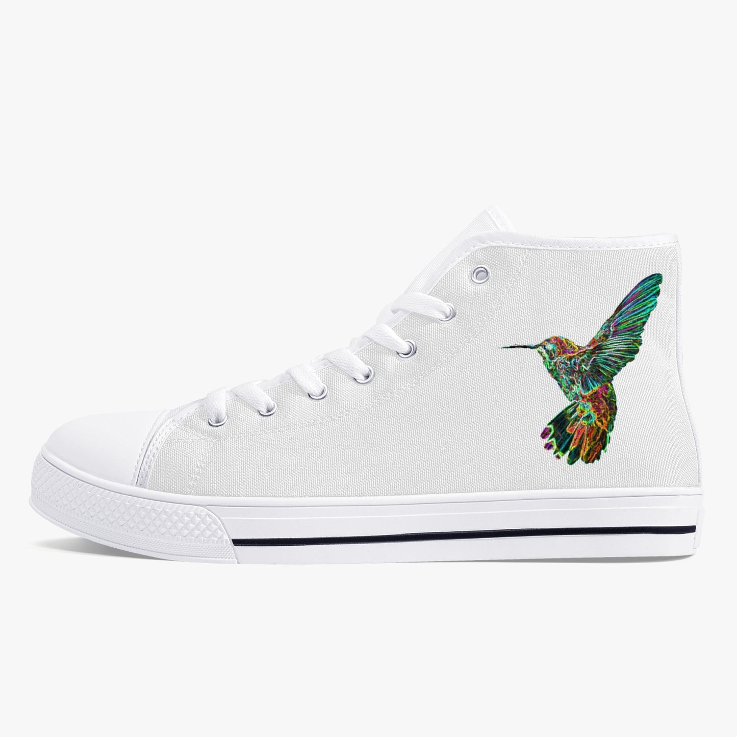 Hummingbird High-Top Canvas Shoes