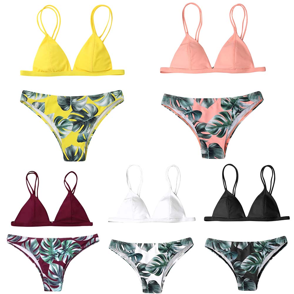 Leaf Print Bikini