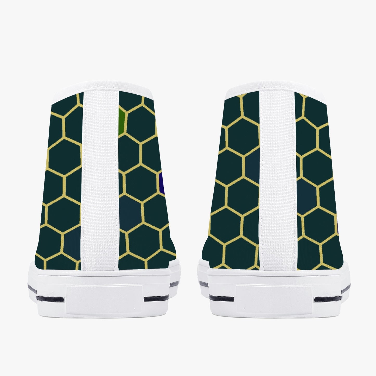 Hip to the Hive High-Top Canvas Shoes - Green