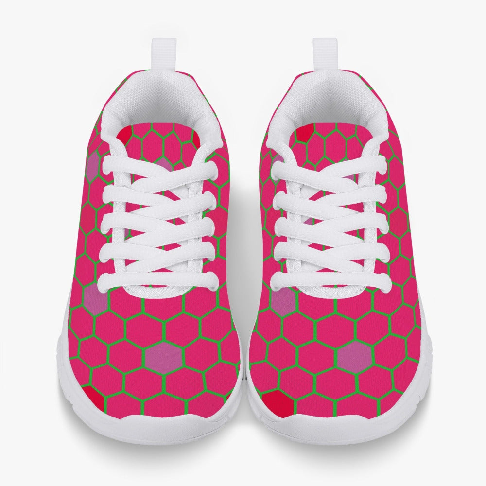 Kids Sneakers - Popping Pink