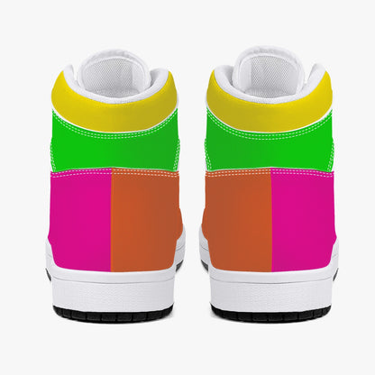 Color Pop High-Top Sneakers