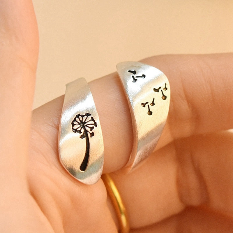 Dandelion Winding Ring