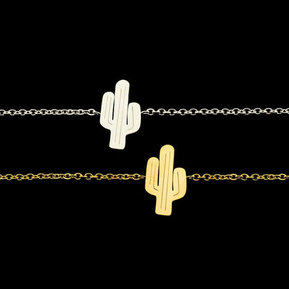 Dainty Cactus Bracelet